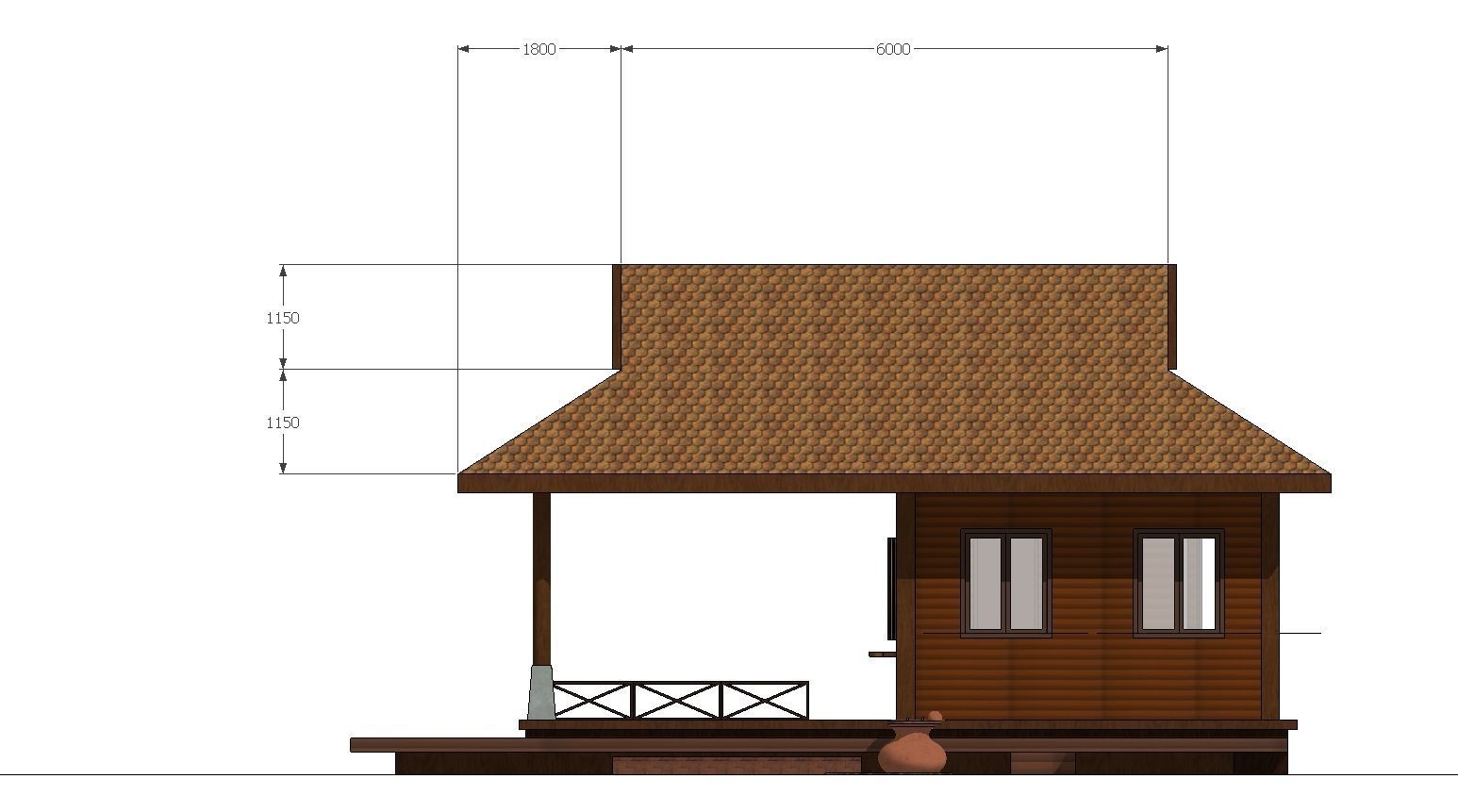 Tropical pavilion version 1 3D model_3