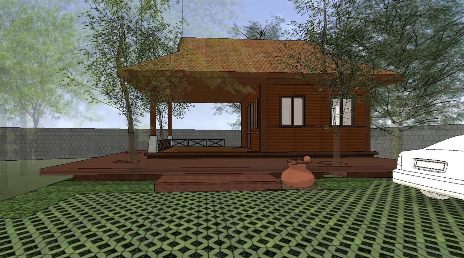 Tropical pavilion version 1 3D model_1