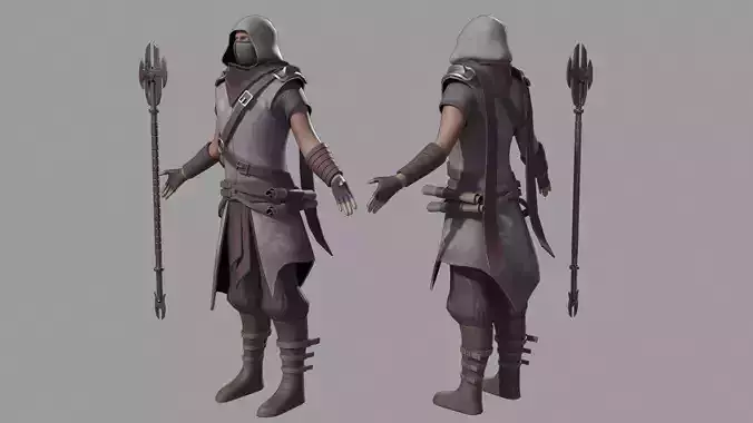 Magician 3D model