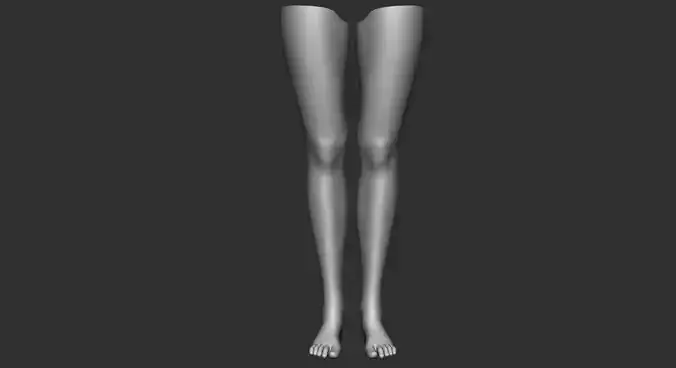 Leg Gurl Zbrush Sculpt 3D model