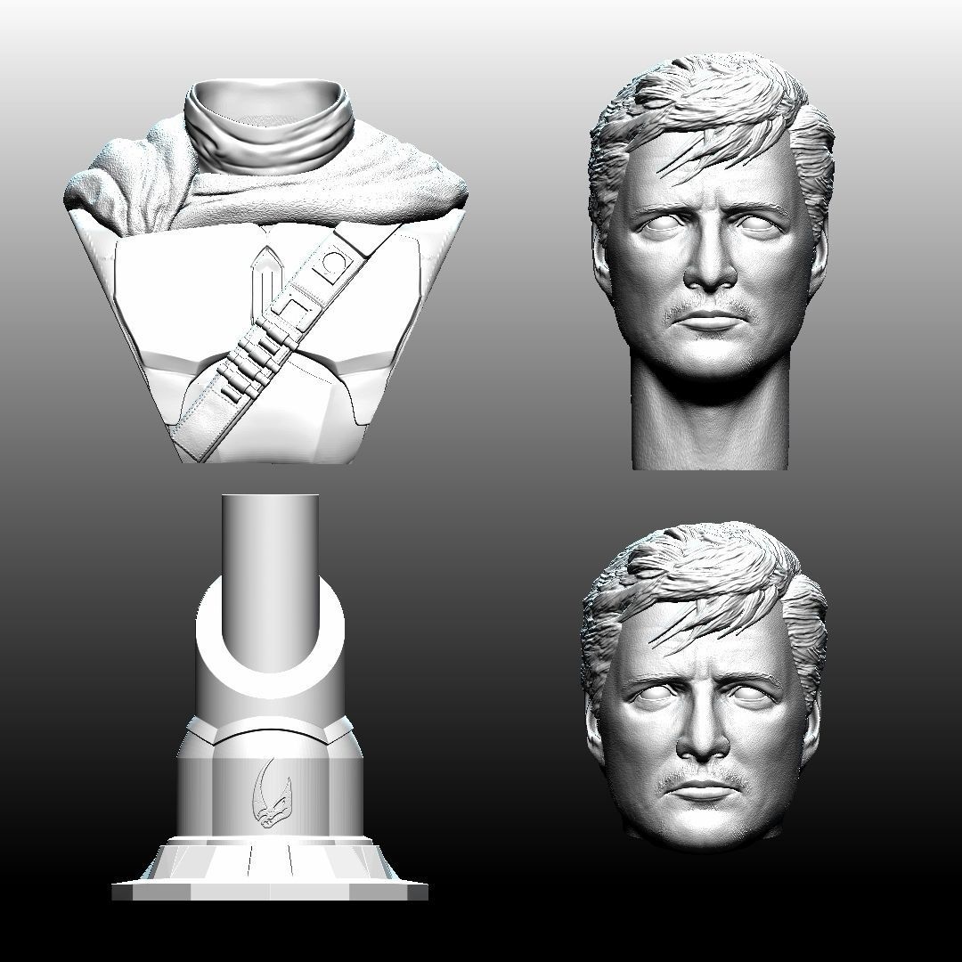 The Mandalorian Din Djarin by Pedro Pascal 3D print model_16