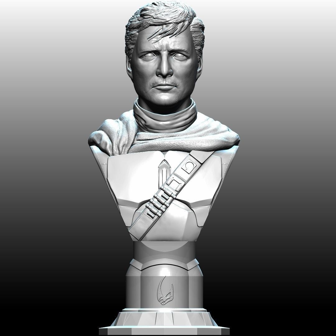 The Mandalorian Din Djarin by Pedro Pascal 3D print model_7