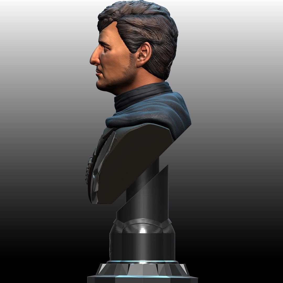 The Mandalorian Din Djarin by Pedro Pascal 3D print model_3