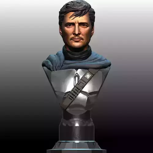 The Mandalorian Din Djarin by Pedro Pascal 3D print model