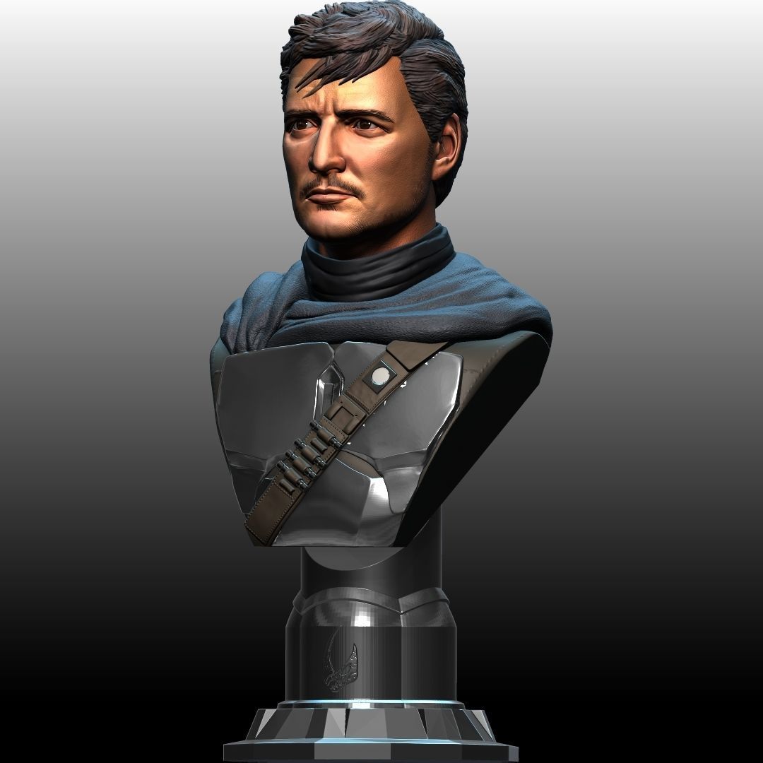 The Mandalorian Din Djarin by Pedro Pascal 3D print model_2