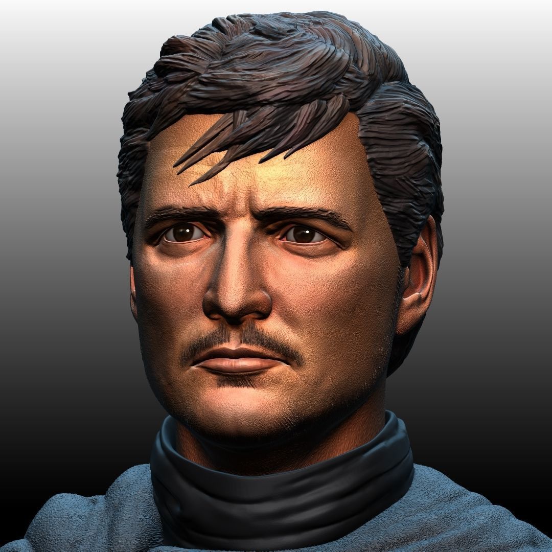 The Mandalorian Din Djarin by Pedro Pascal 3D print model_1