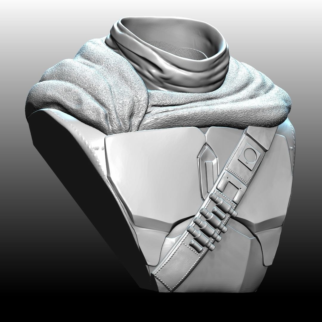 The Mandalorian Din Djarin by Pedro Pascal 3D print model_19