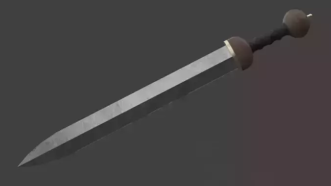 Gladius Short One-Handed Sword Low-poly 3D model