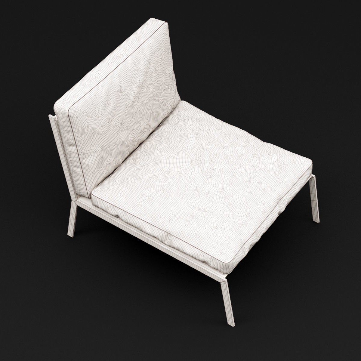 Lounge chair 3D model_9