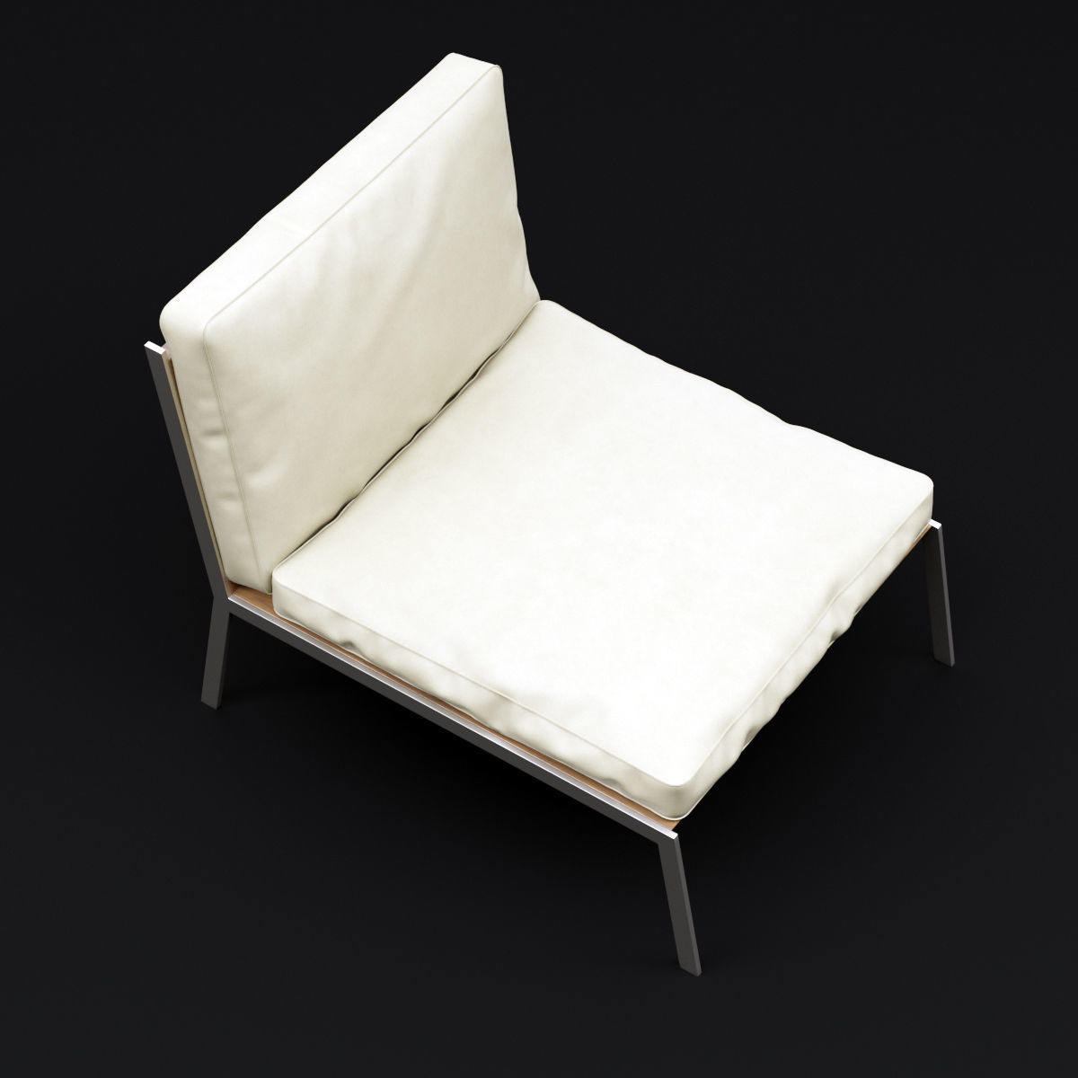 Lounge chair 3D model_8