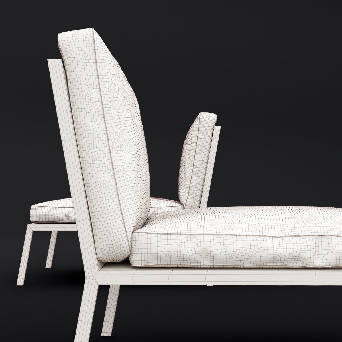 Lounge chair 3D model_13