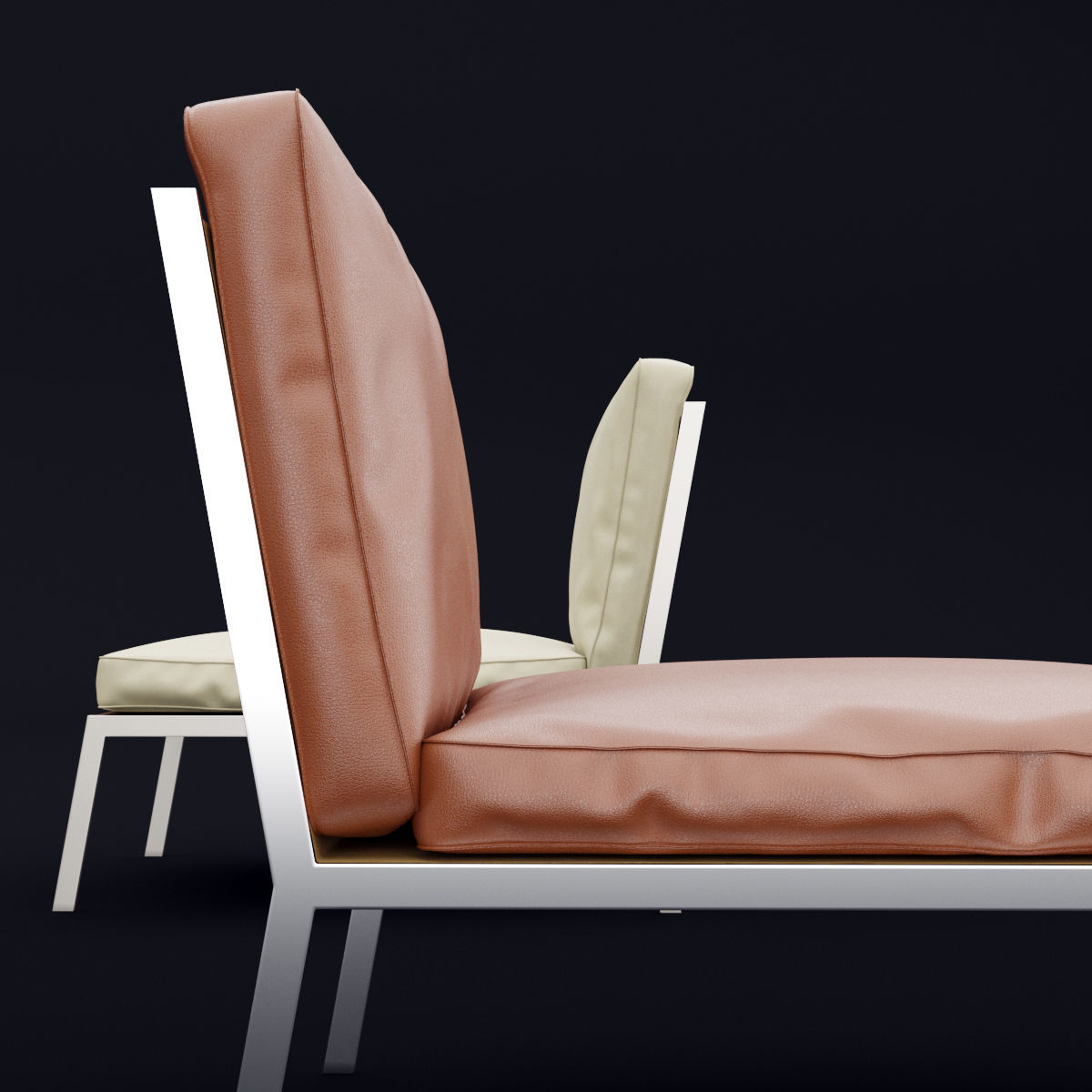 Lounge chair 3D model_12