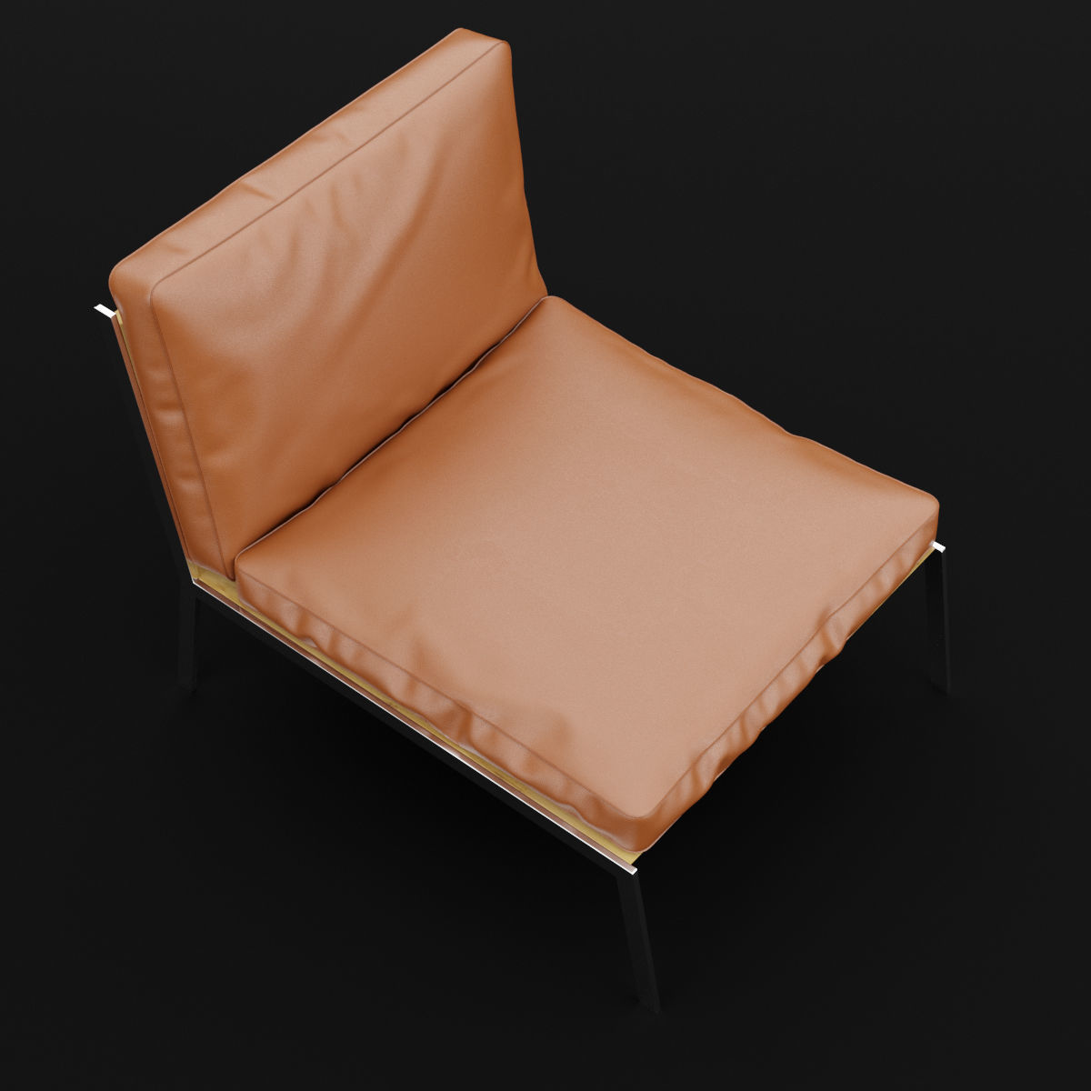 Lounge chair 3D model_6