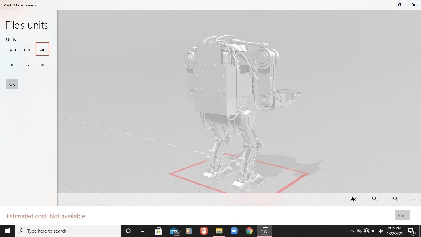 Armored Unit Futuristic 3D model_2