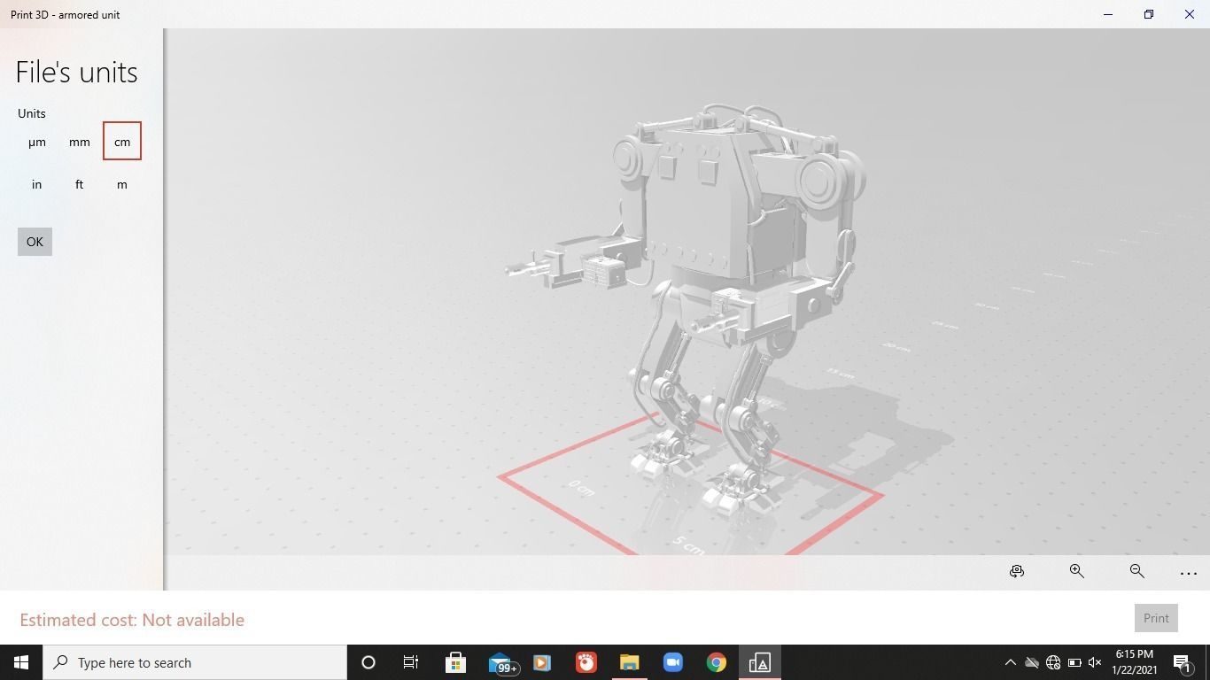Armored Unit Futuristic 3D model_4