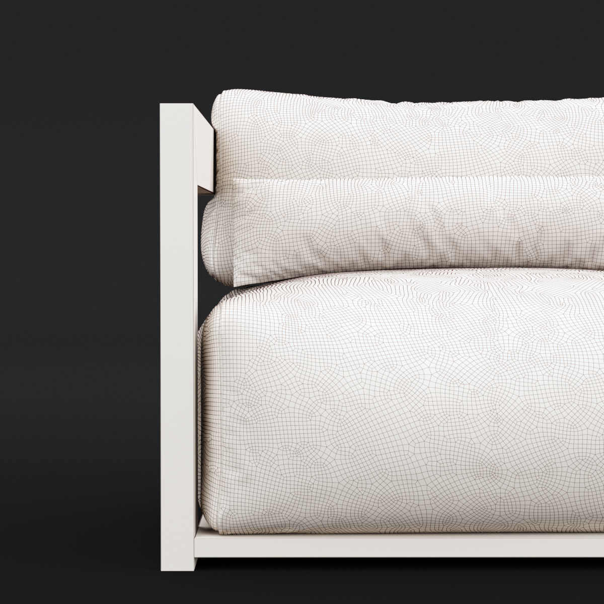 Reclaimed wood chair 1 3D model_9