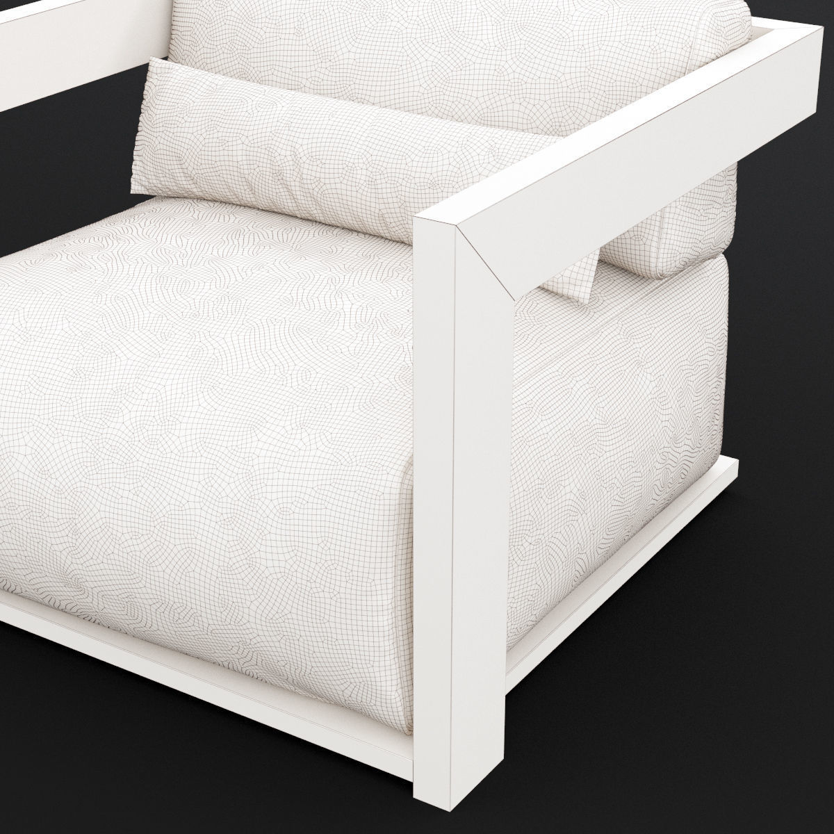 Reclaimed wood chair 1 3D model_17