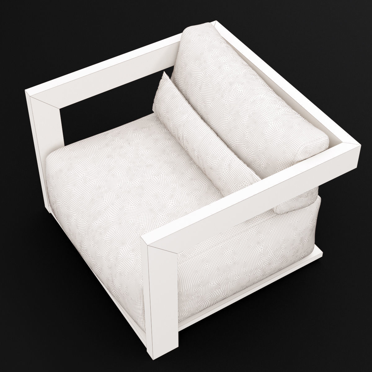 Reclaimed wood chair 1 3D model_19