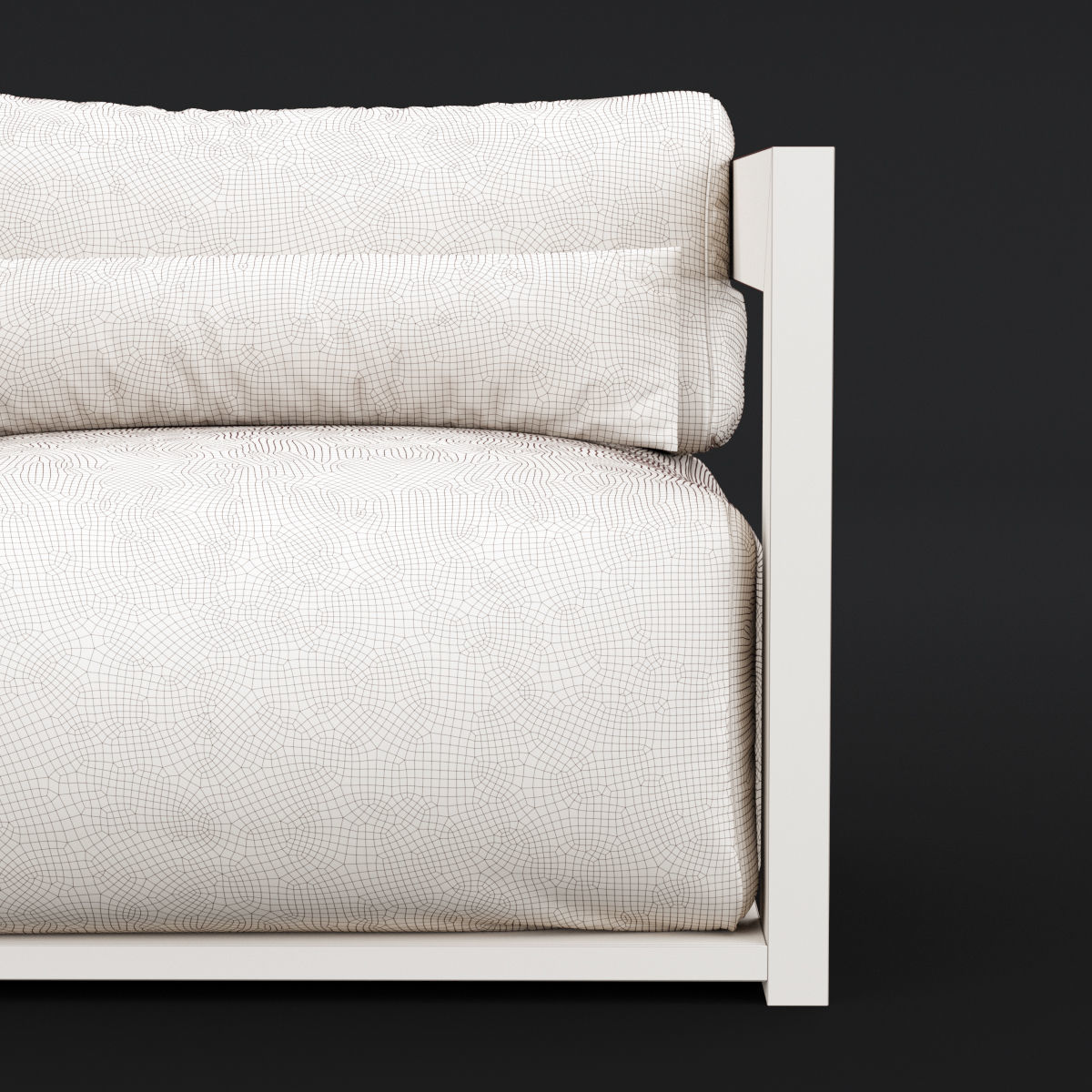 Reclaimed wood chair 1 3D model_11