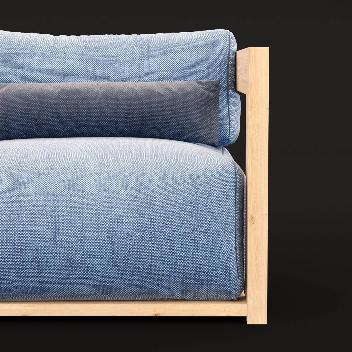 Reclaimed wood chair 1 3D model_10