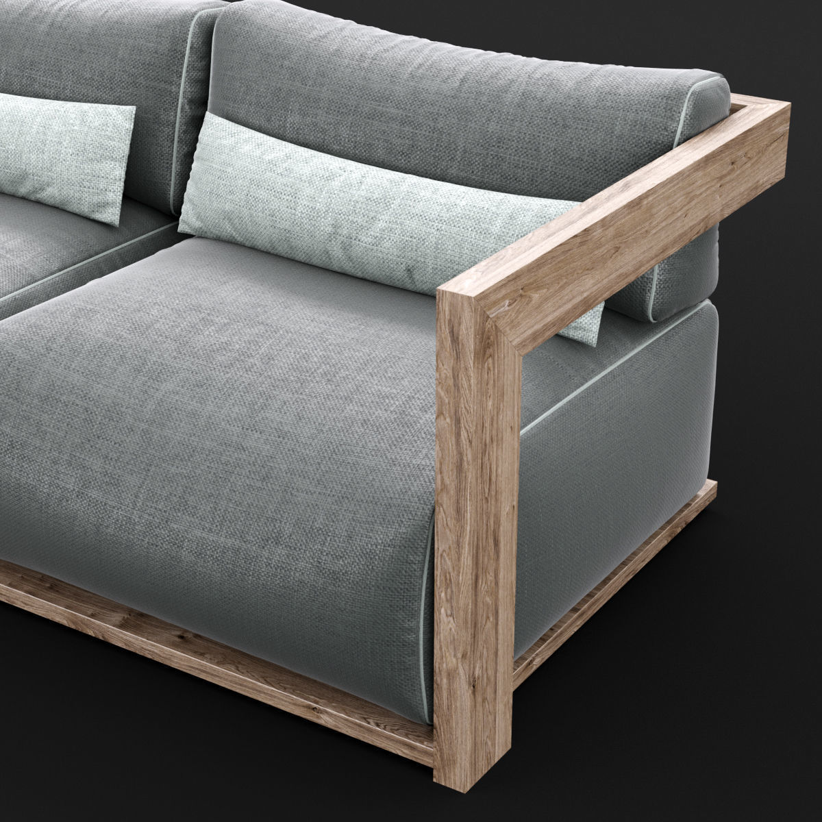 Reclaimed wood sofa 1 3D model_16