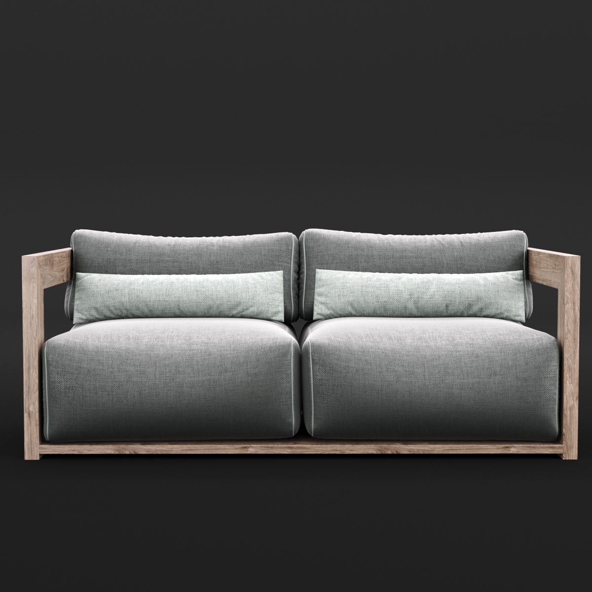 Reclaimed wood sofa 1 3D model_6