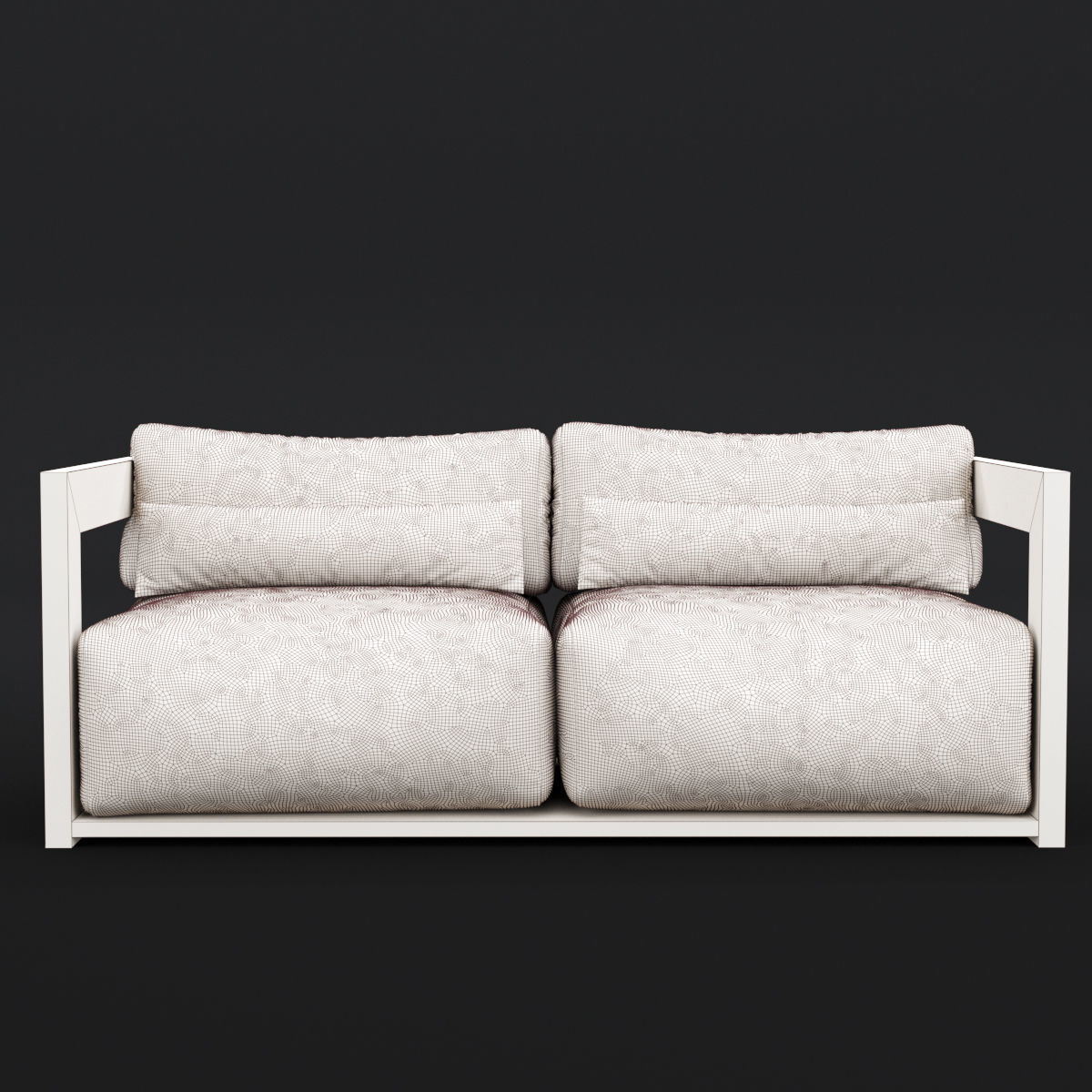 Reclaimed wood sofa 1 3D model_7
