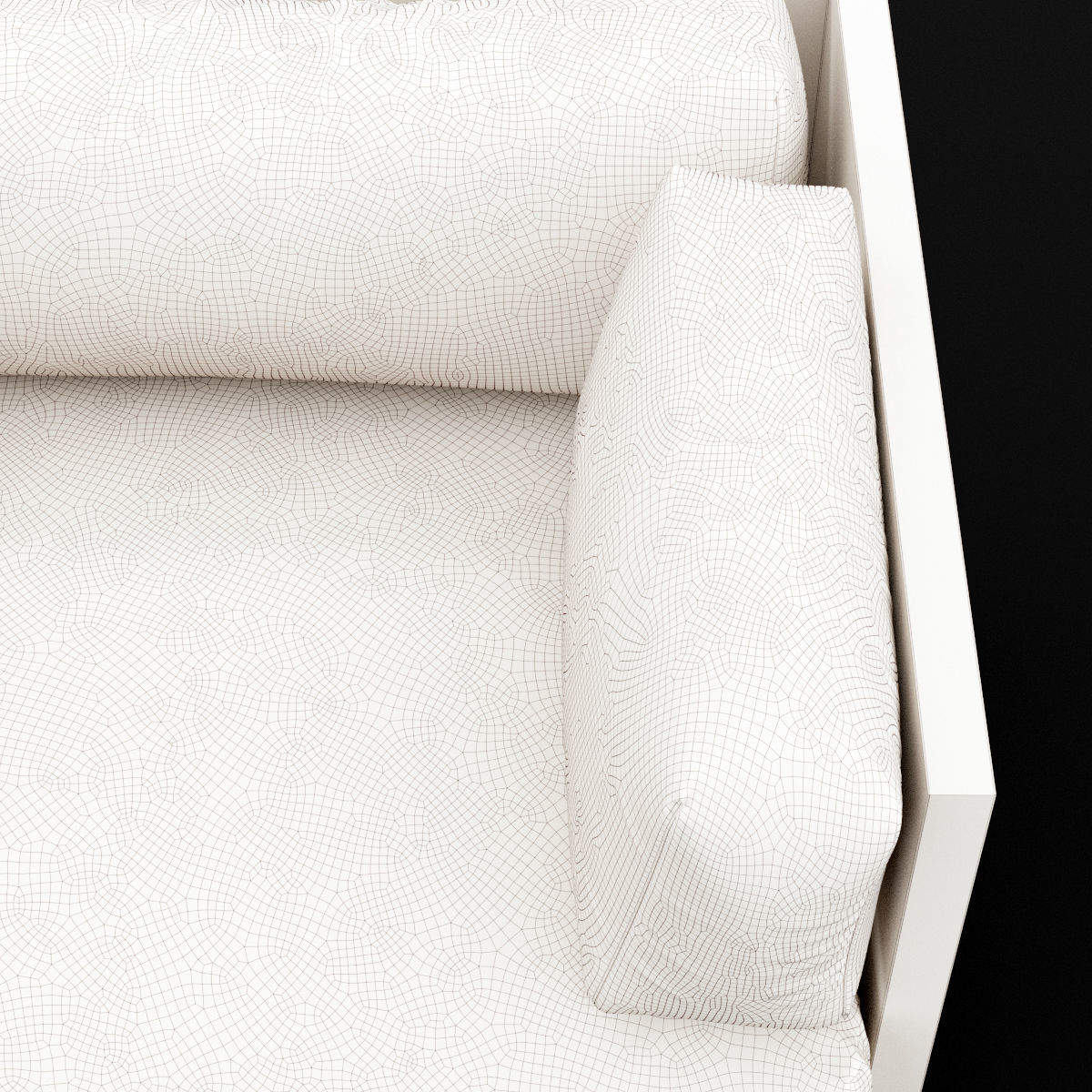 Reclaimed wood chair 2 3D model_23