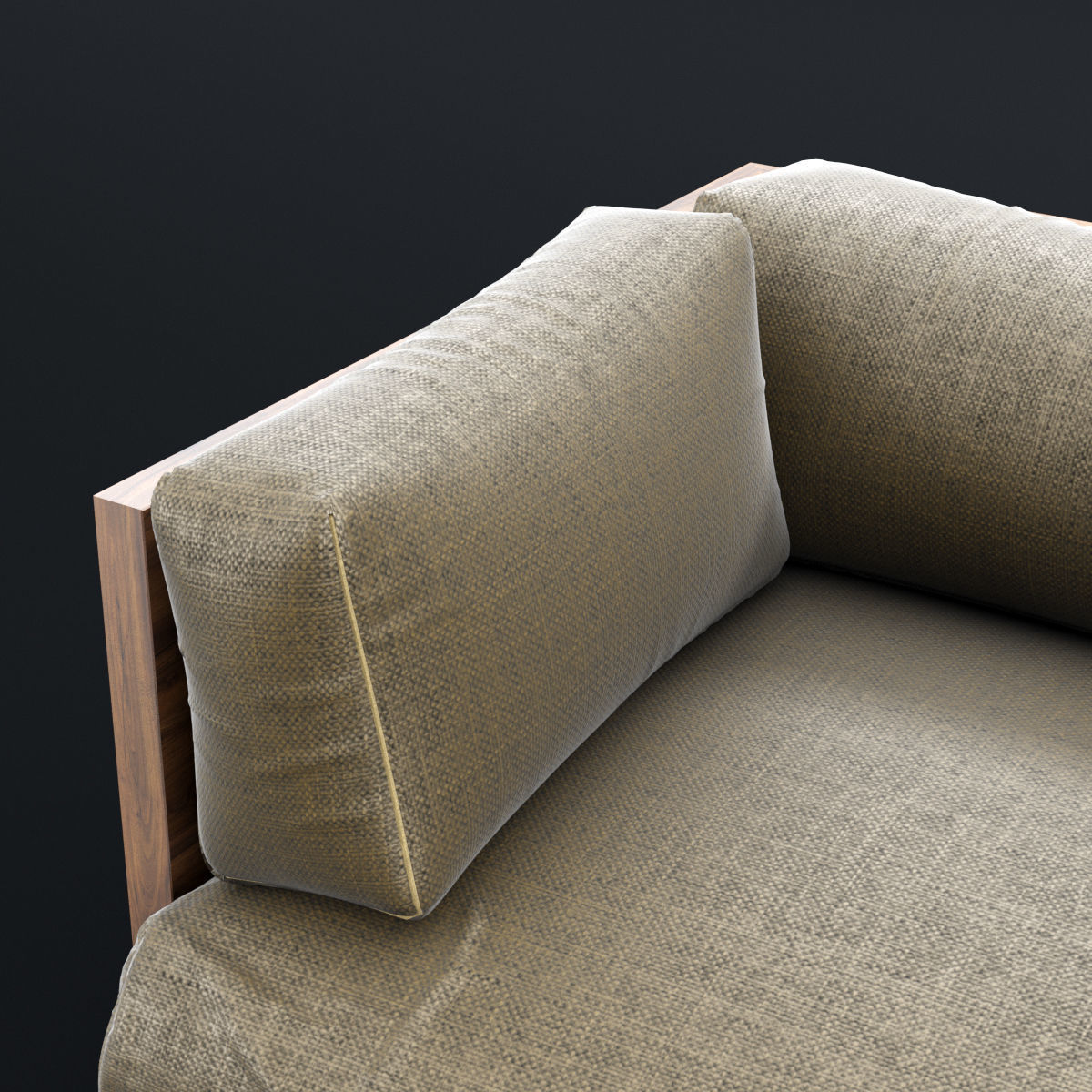 Reclaimed wood chair 2 3D model_16