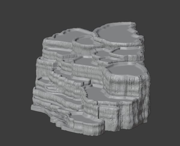 Pamukkale Travertenleri cotton castle 3d model 3D print model_5