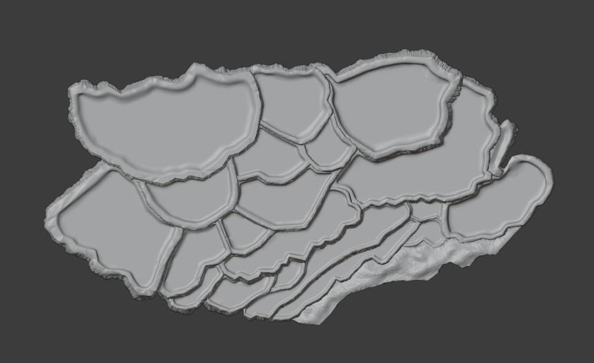 Pamukkale Travertenleri cotton castle 3d model 3D print model_6