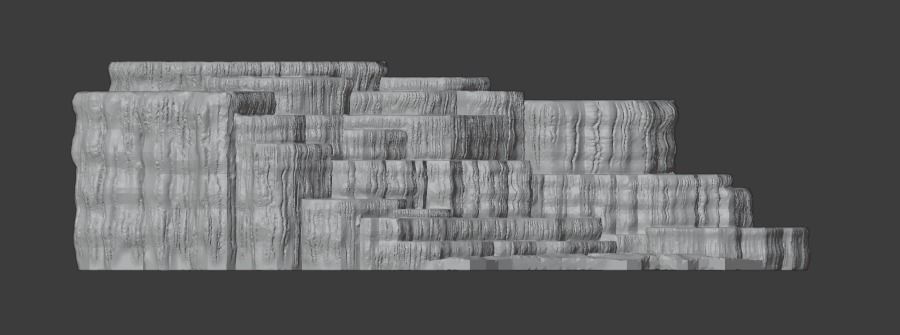 Pamukkale Travertenleri cotton castle 3d model 3D print model_7