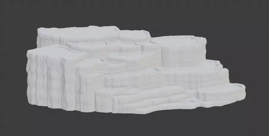 Pamukkale Travertenleri cotton castle 3d model 3D print model_0