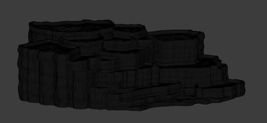 Pamukkale Travertenleri cotton castle 3d model 3D print model_9