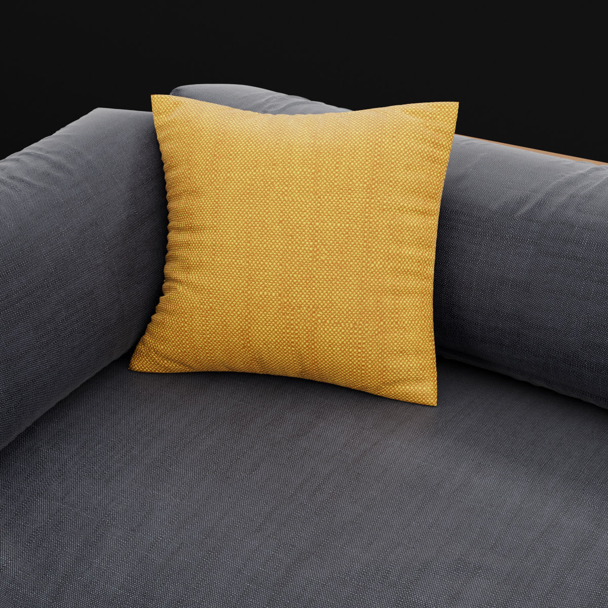 Reclaimed wood sofa 2 3D model_16