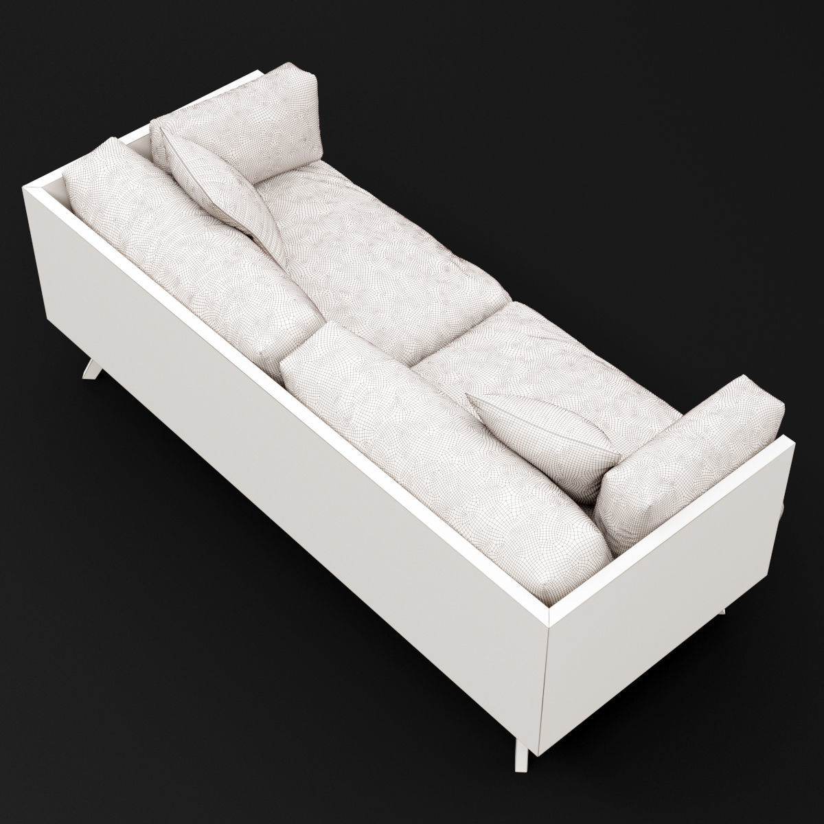 Reclaimed wood sofa 2 3D model_21