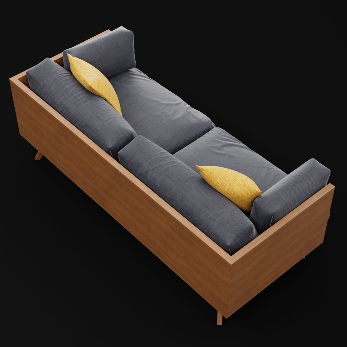 Reclaimed wood sofa 2 3D model_20