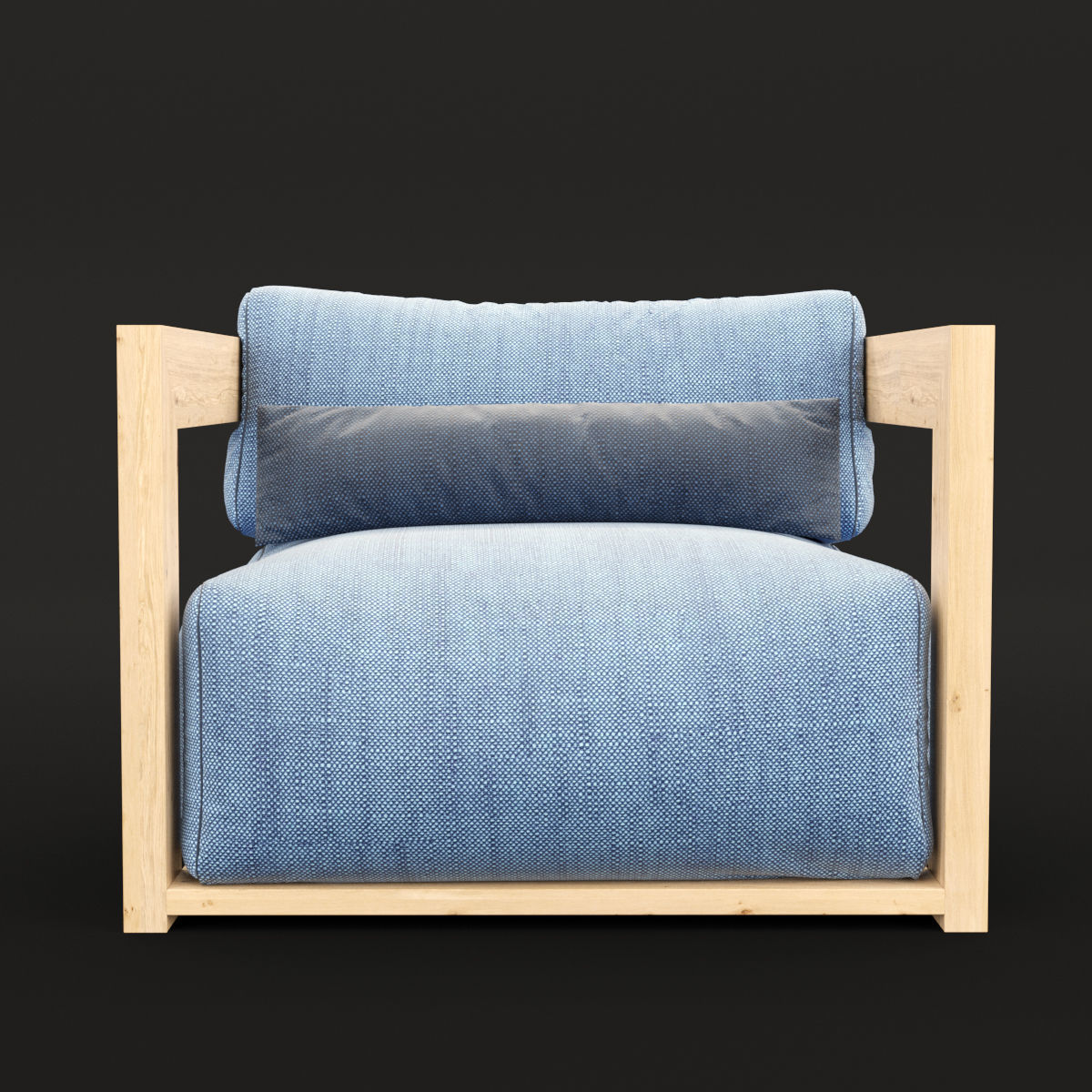 Reclaimed wood chair and sofa all 3D Model Collection_2