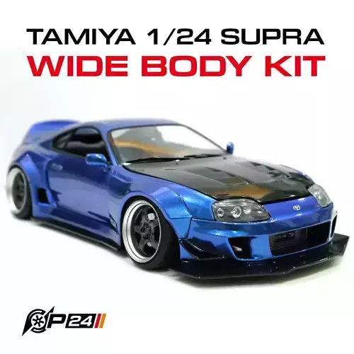 Tamiya Supra custom wide body kit