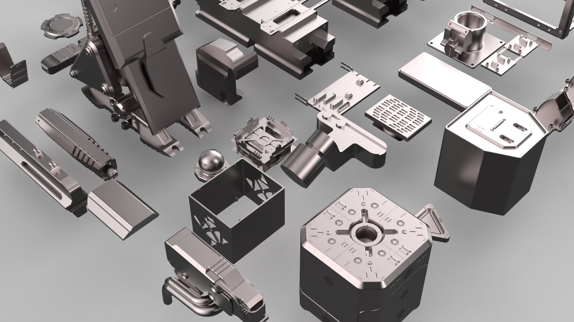 Kitbash VOL 5 minipack 3D model_1