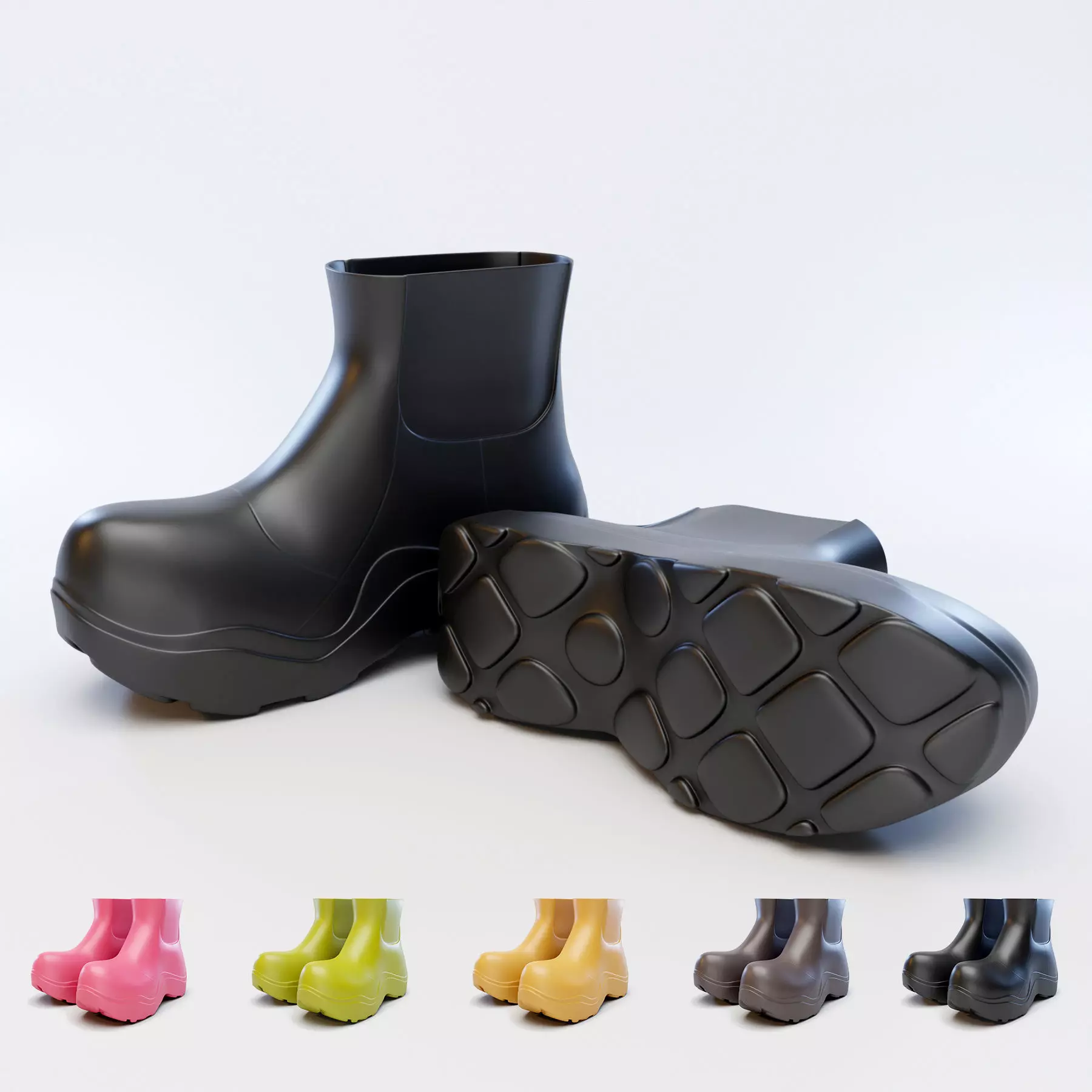 BV Puddle Boots 3D model_0