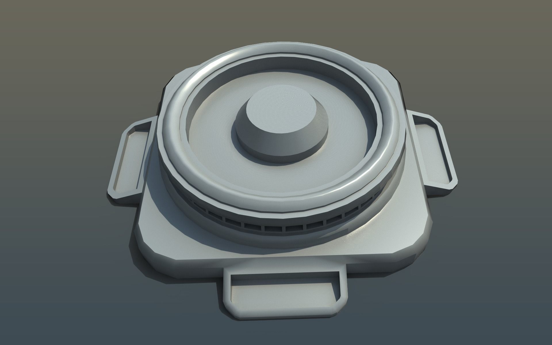 SciFi Vents Low-poly 3D model_5