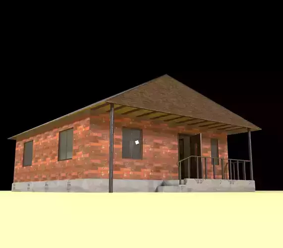 Brick red can to come in the house