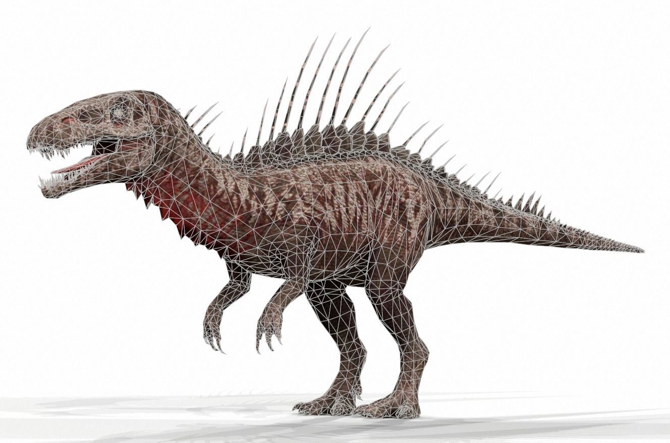 Dinosaur 21 Low-poly 3D model_1