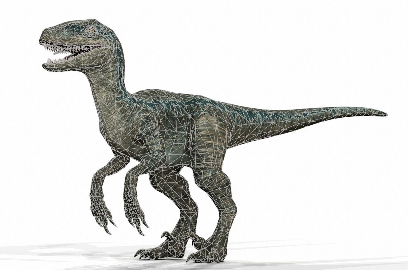 Dinosaur 22 Low-poly 3D model_1