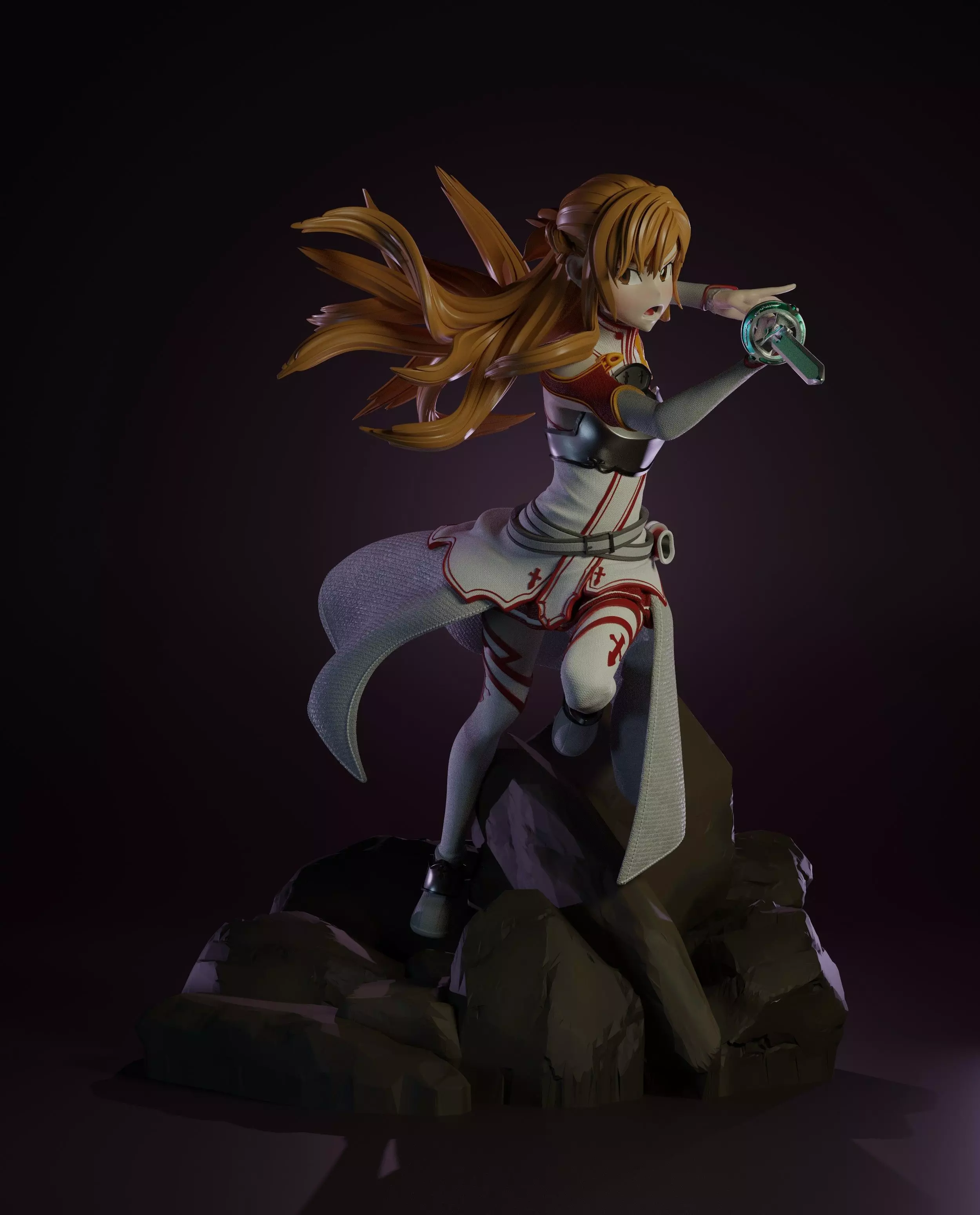 Asuna  Sword Art Online 3dPrint 3D print model_0