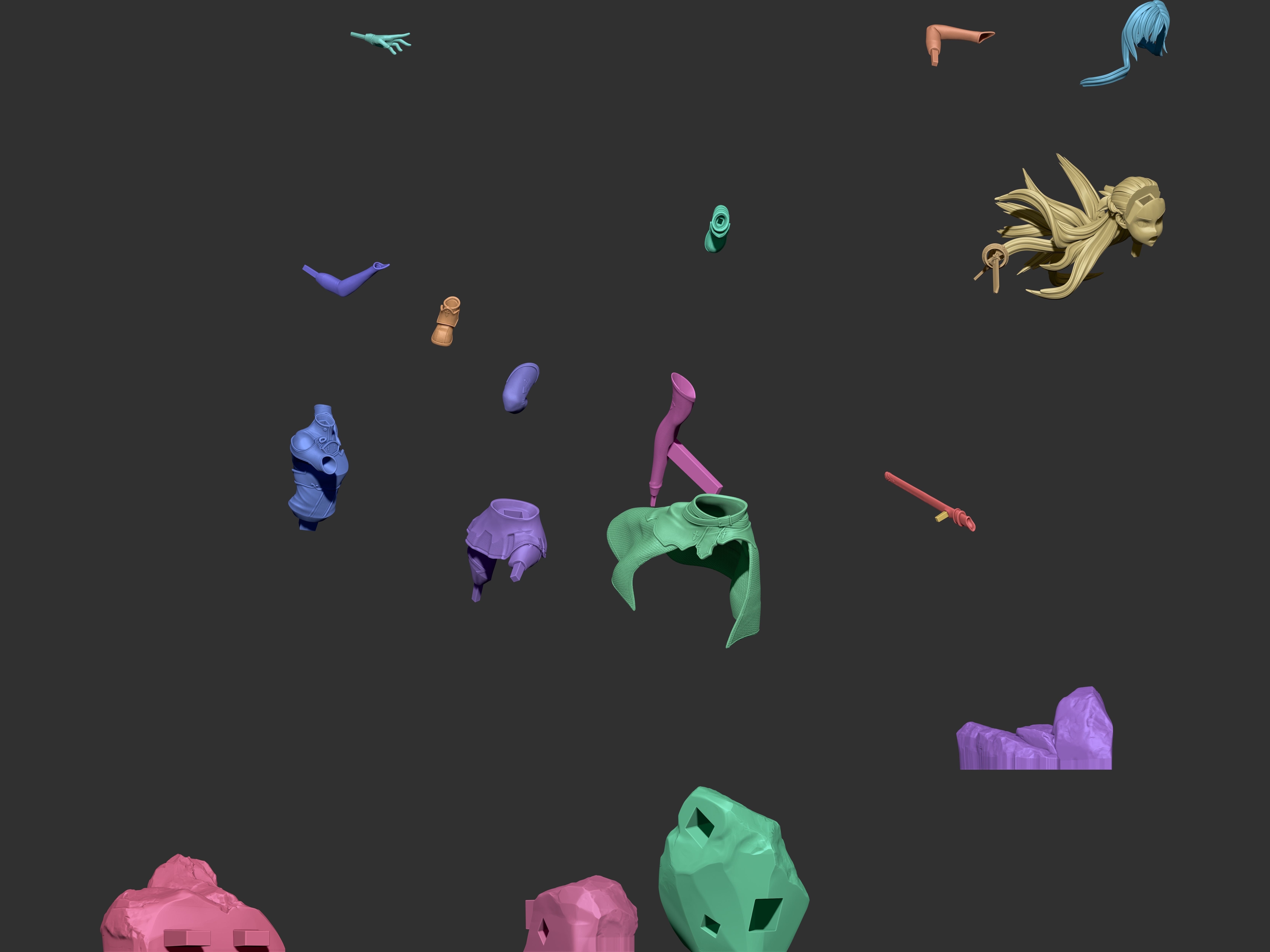 Asuna  Sword Art Online 3dPrint 3D print model_2