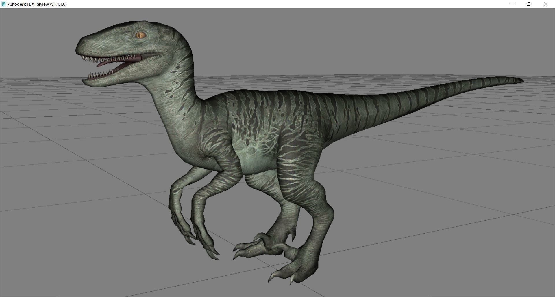 Dinosaur 27 Low-poly 3D model_2