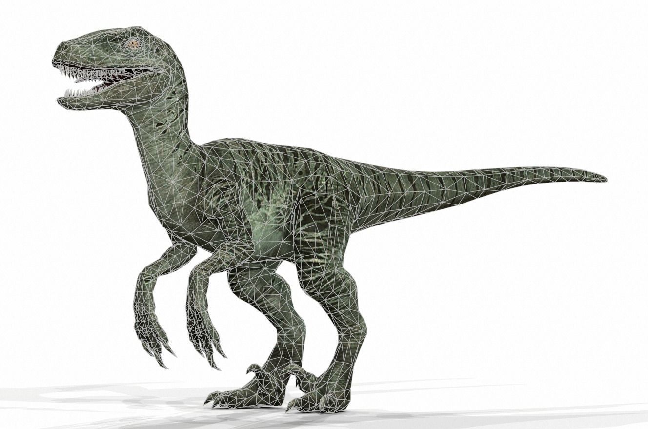 Dinosaur 27 Low-poly 3D model_1