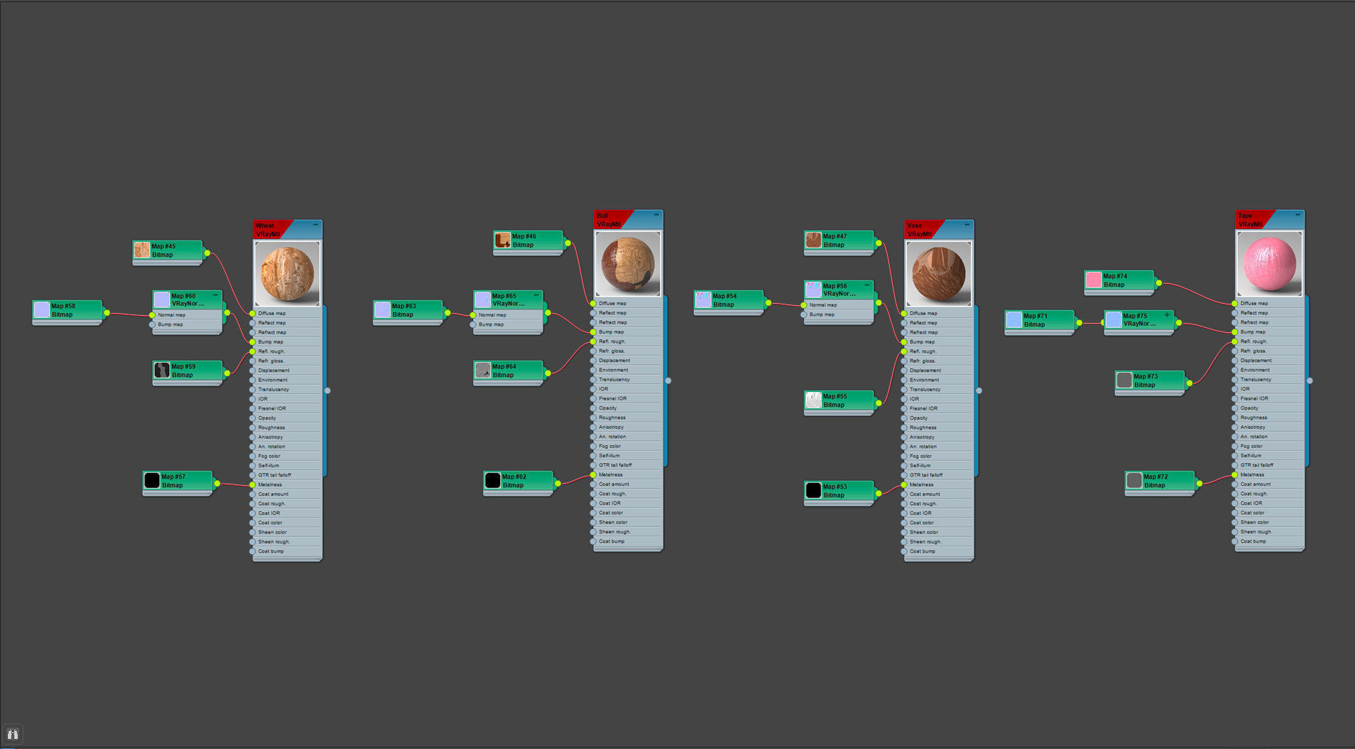 Composition with wheat Low-poly 3D model_12